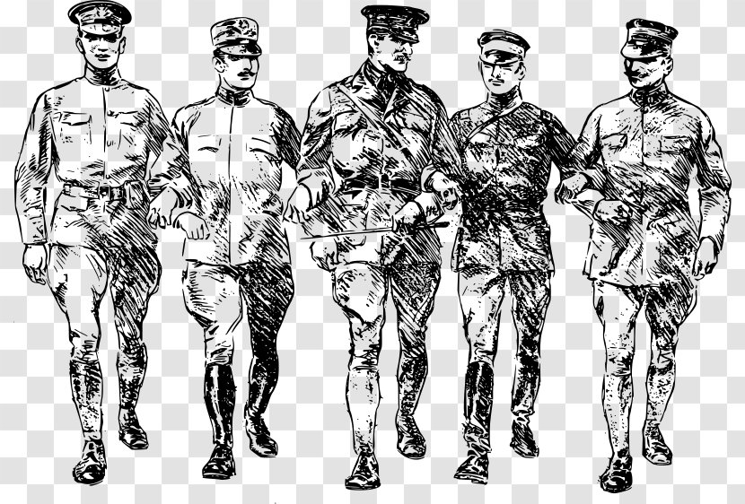First World War Second Clip Art - Fashion Design - Soldier Transparent PNG