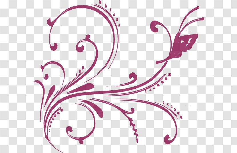 Clip Art - Point - Butterfly Border Transparent PNG
