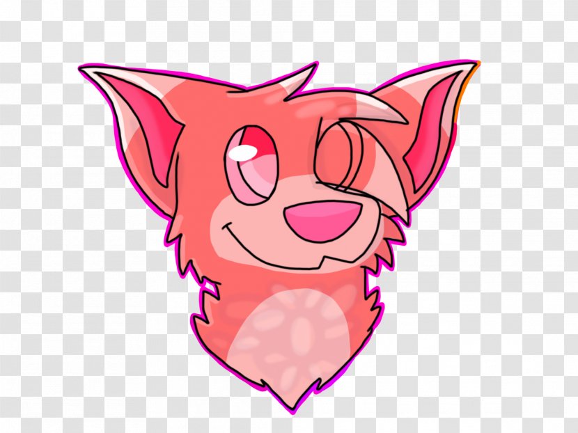 Whiskers Pig Cat Snout - Heart Transparent PNG