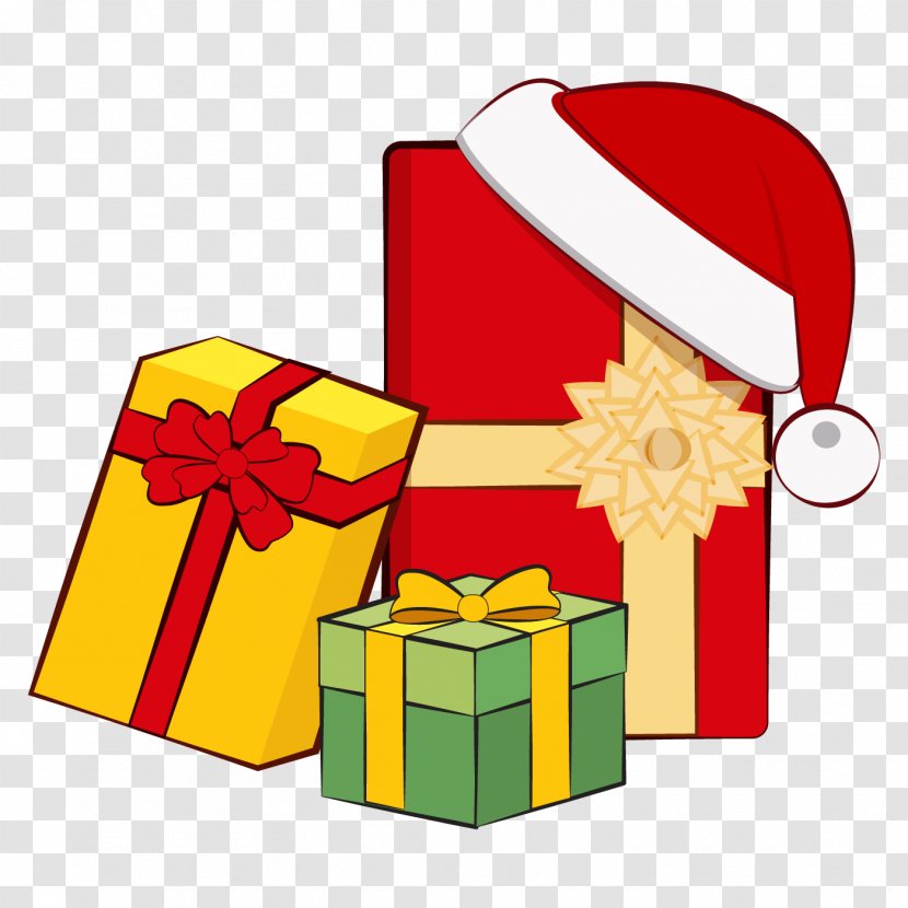 Gift Christmas Day Illustration Santa Claus Box - Gratis - Background Transparent PNG