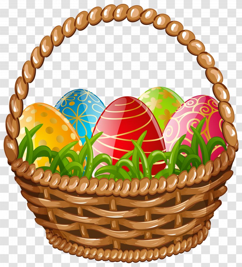 Egg In The Basket Easter - Cake - Clip Art Image Transparent PNG
