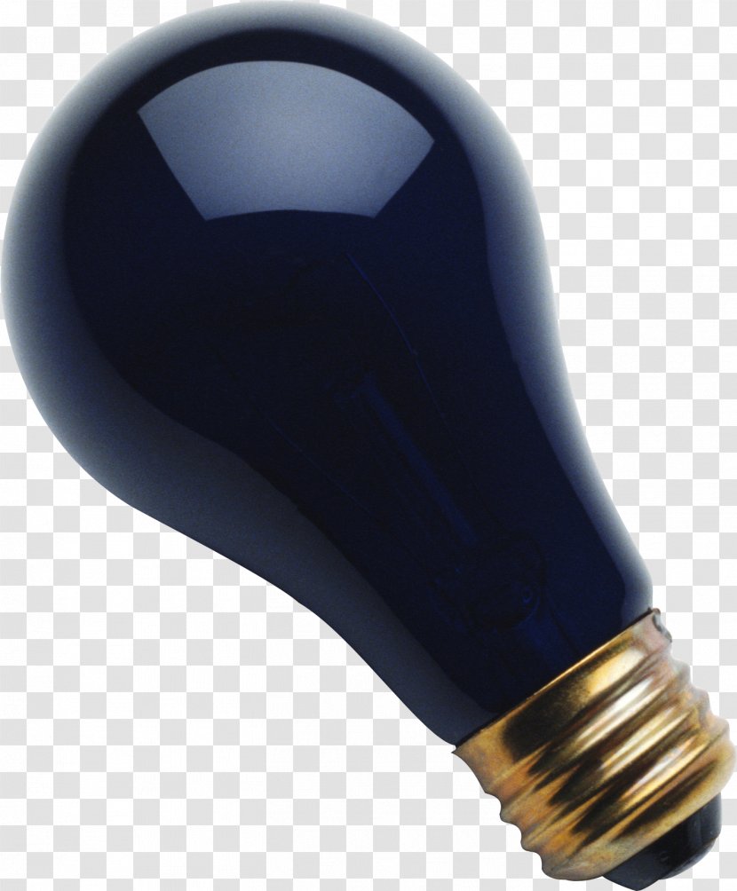 Incandescent Light Bulb Lamp - Electric - Black Image Transparent PNG