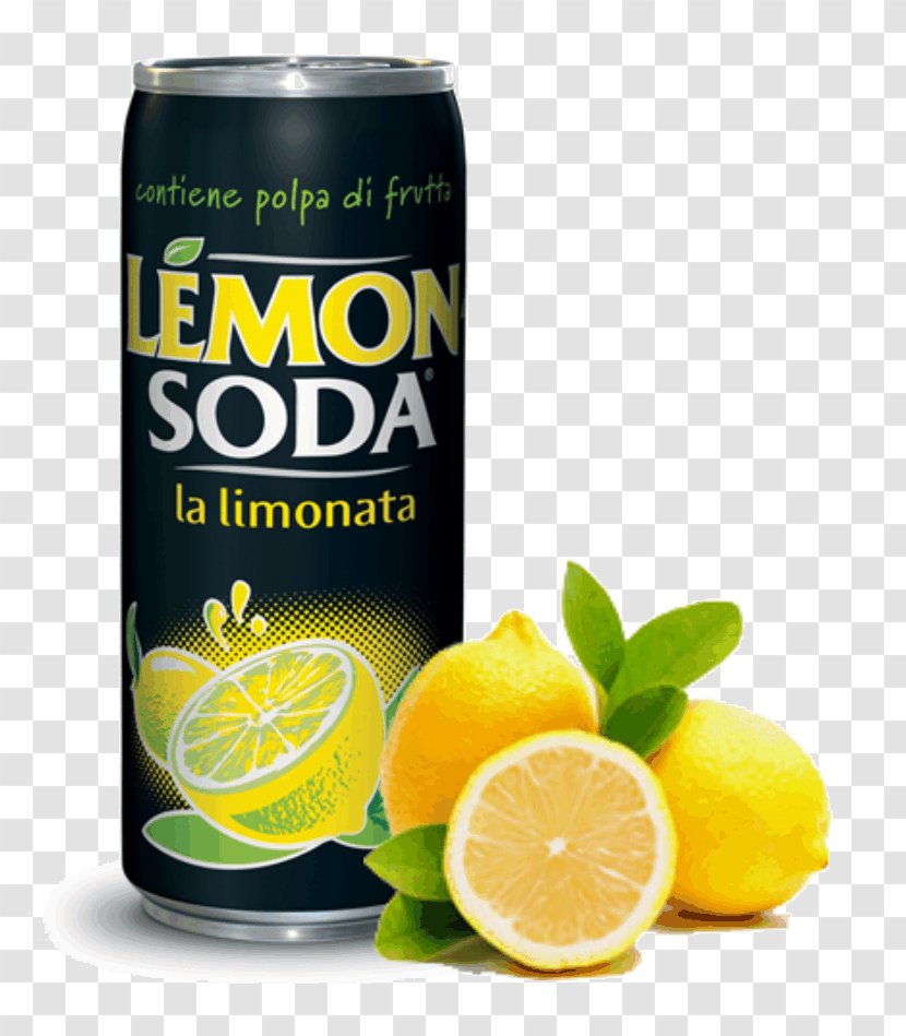Lemonsoda Fizzy Drinks Lemon-lime Drink Mixer - Lemon Transparent PNG