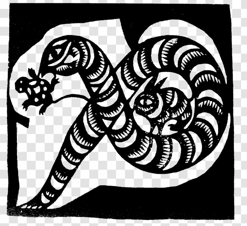Snake Cobra Papercutting Black And White - Monochrome Photography Transparent PNG