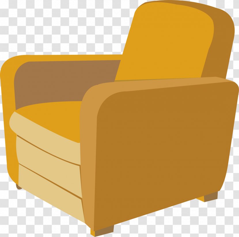 Club Chair Couch - Sofa Vector Element Transparent PNG