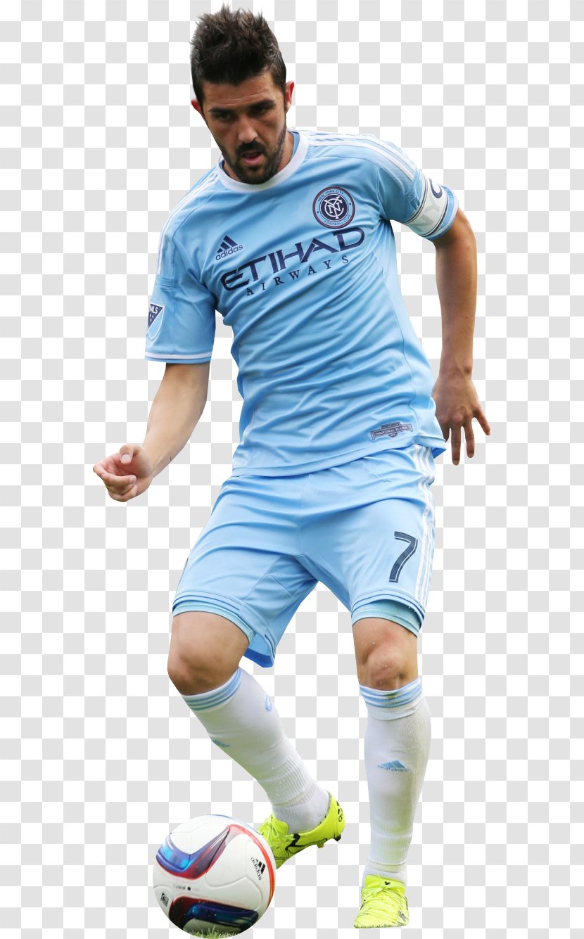 David Villa New York City FC MLS Spain National Football Team - Mls Transparent PNG