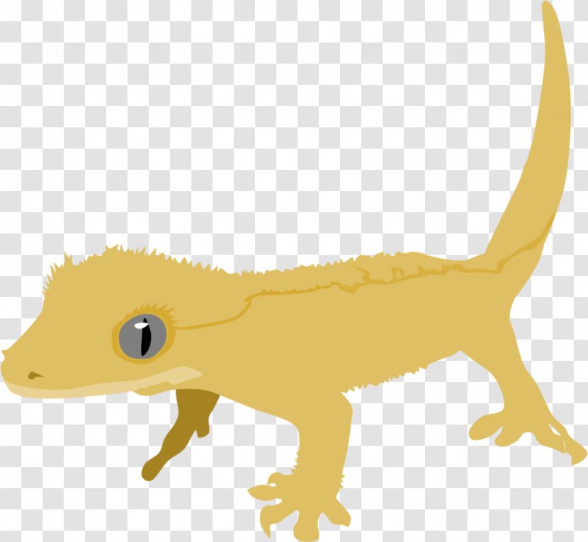 Reptile Crested Gecko Lizard Drawing - Animal Figure Transparent PNG