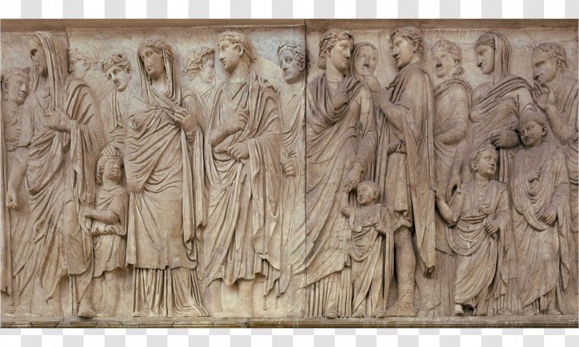 Ancient Rome Ara Pacis Roman Republic Relief - Triumphal Arch Transparent PNG