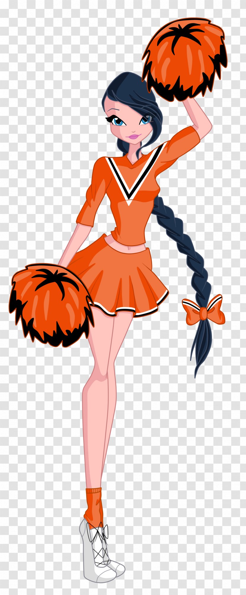 Cheerleading Cartoon Clip Art - Frame - Cheerleader Transparent PNG