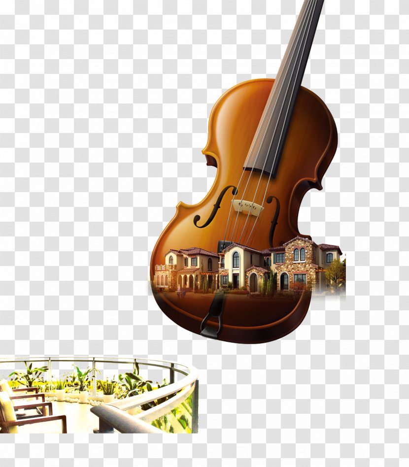 Bass Violin Violone Viola Double - Silhouette Transparent PNG