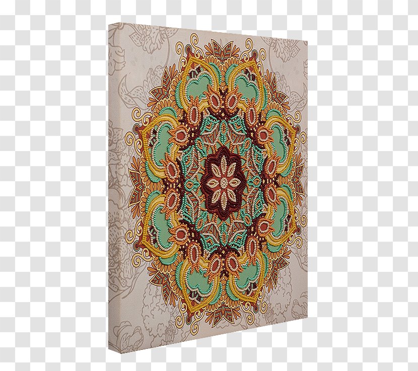 Bead Embroidery Mandala Pattern - Artland Transparent PNG