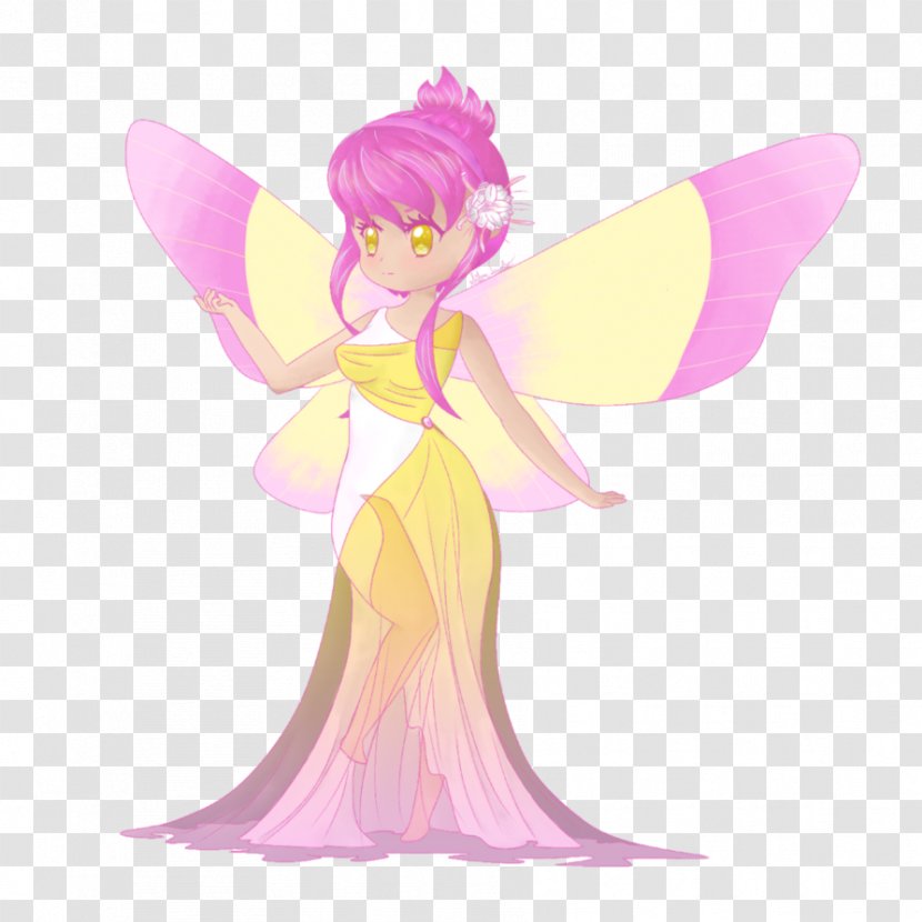 Fairy Cartoon Figurine Pink M Transparent PNG