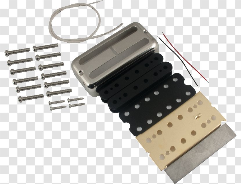 Pickup Humbucker Electromagnetic Coil Electronics Alnico - Bridge - Baseplate Transparent PNG