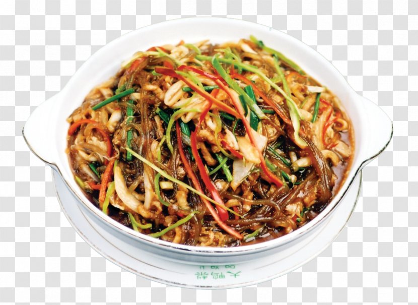 Chow Mein Lo Chinese Cuisine Yakisoba Fried Noodles - Asian - Ru Powder Pickled Pork Transparent PNG