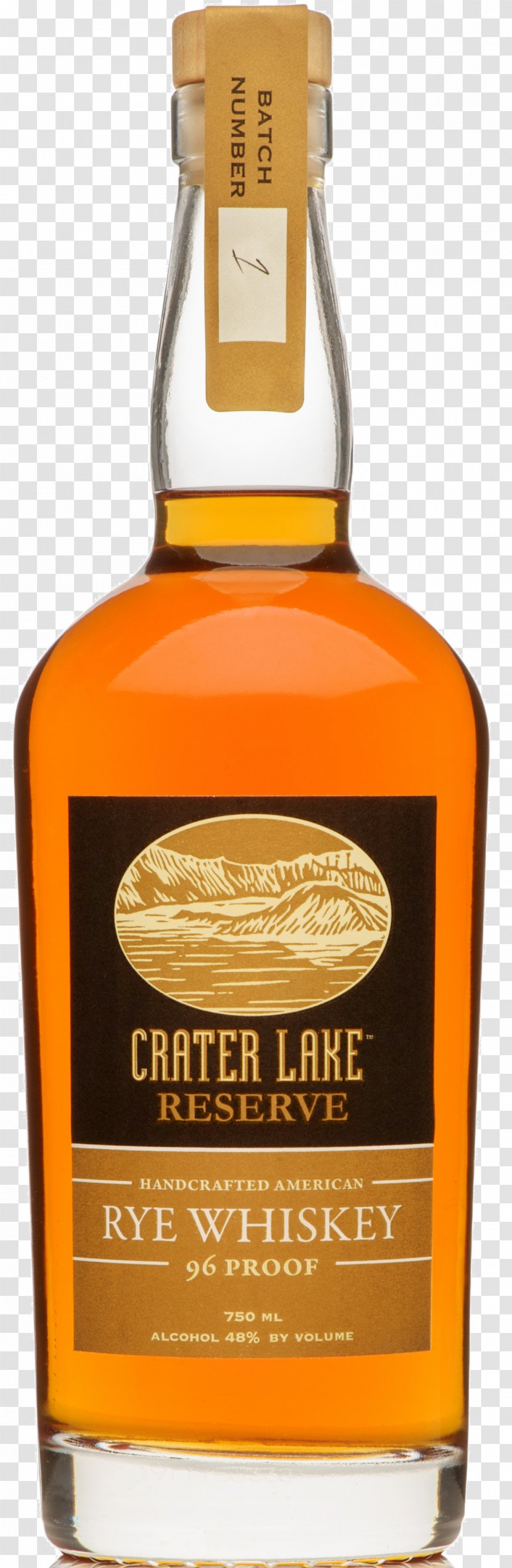 Rye Whiskey Crater Lake Scotch Whisky Distilled Beverage - Wine Transparent PNG