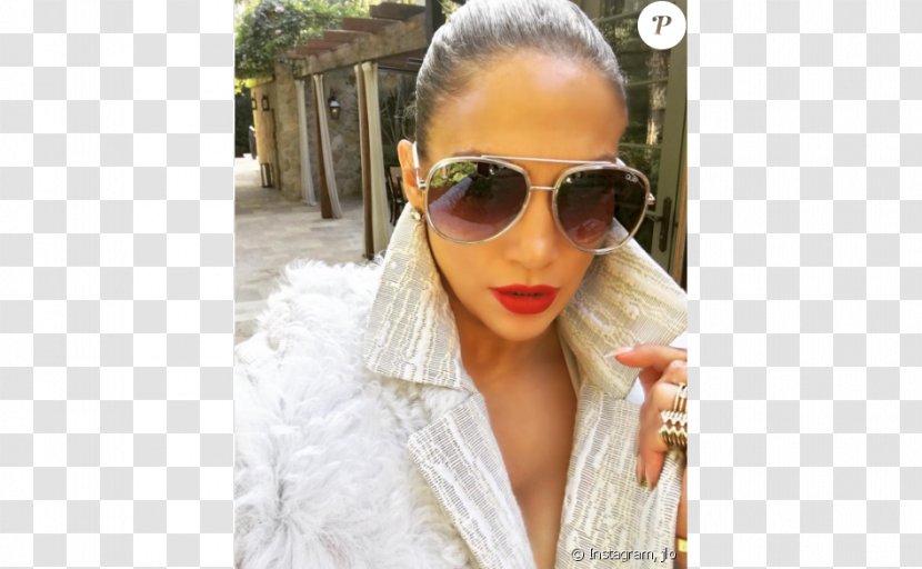 Jennifer Lopez Clothing Aviator Sunglasses Celebrity - Tree Transparent PNG