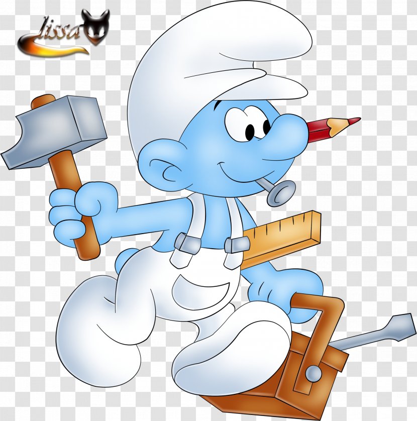 Papa Smurf Smurfette Brainy Baby Clip Art - Cartoon - Smurfs Transparent PNG