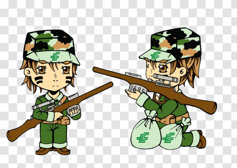 Cartoon Soldier Military Camouflage - Fictional Character Transparent PNG