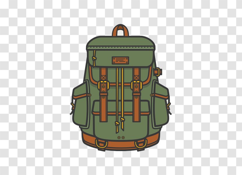 Museum Of Modern Art Backpack Designer Illustration - Creative Work - Cartoon Travel Mountaineering Bags Free To Pull Material Transparent PNG