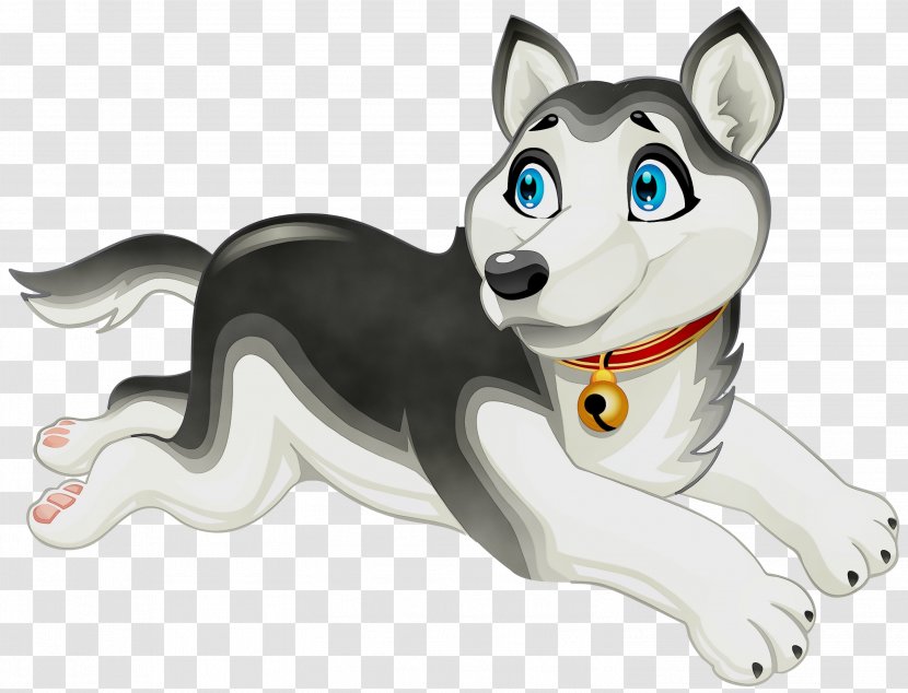 Siberian Husky Puppy Sled Dog Cat - Working - Animal Figure Rare Breed Transparent PNG