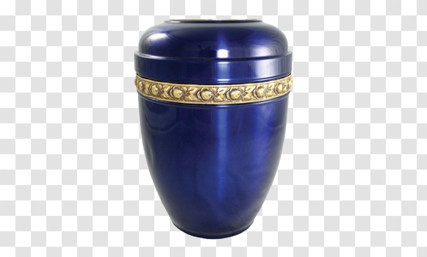 Urn Cobalt Blue Cremation - Steel Transparent PNG