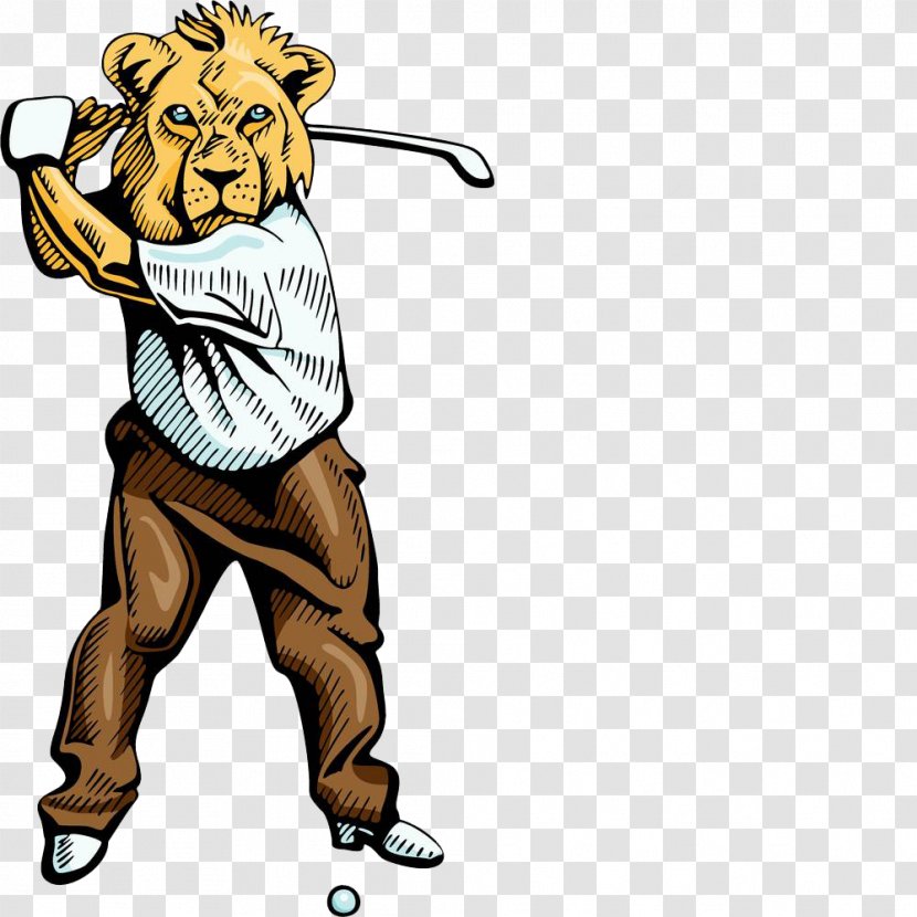 Tiger Photography Royalty-free Illustration - Cartoon - A Bowling Lion Transparent PNG