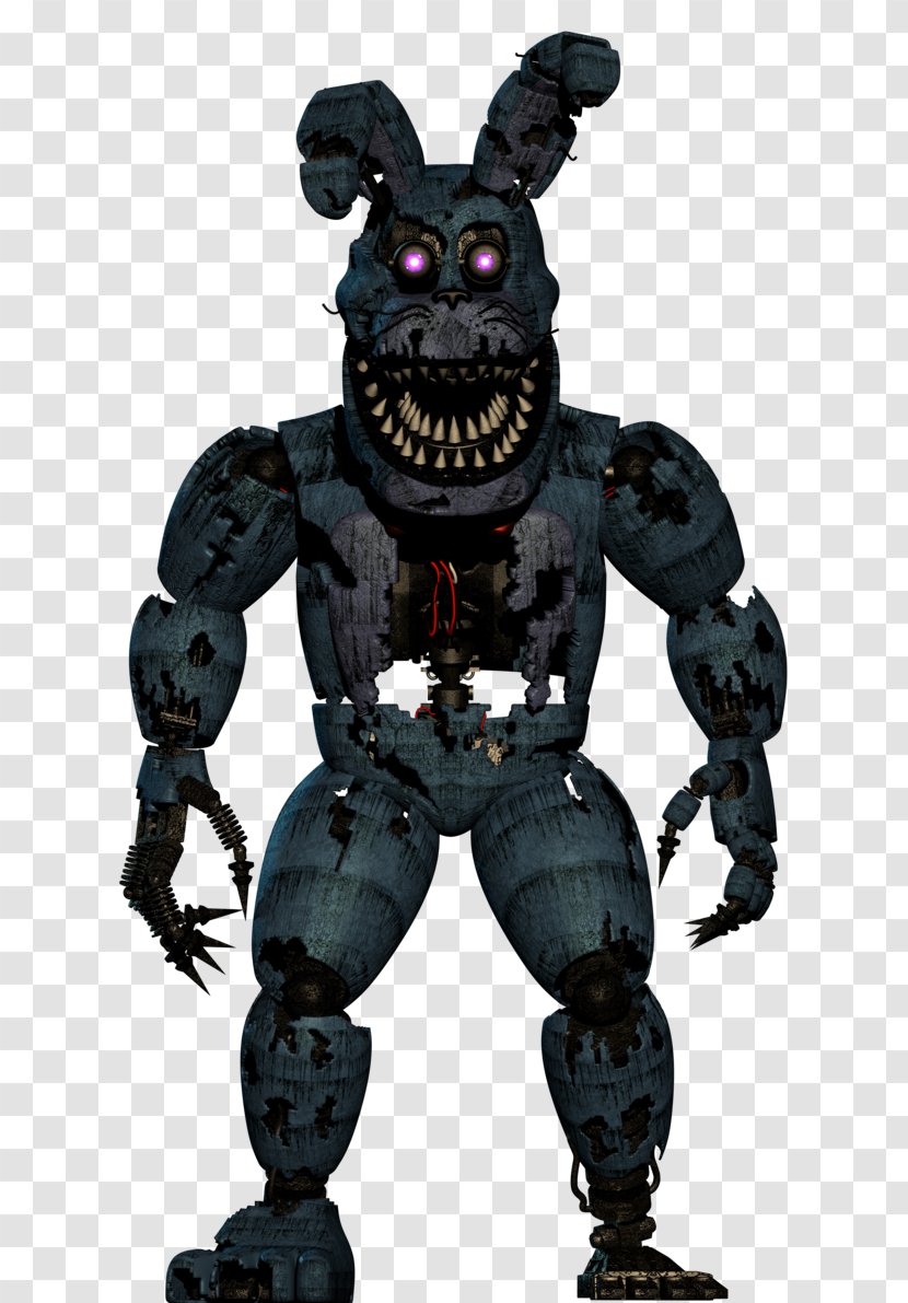 Five Nights At Freddy's 4 3 2 Nightmare - Action Figure - Bonnie Transparent PNG