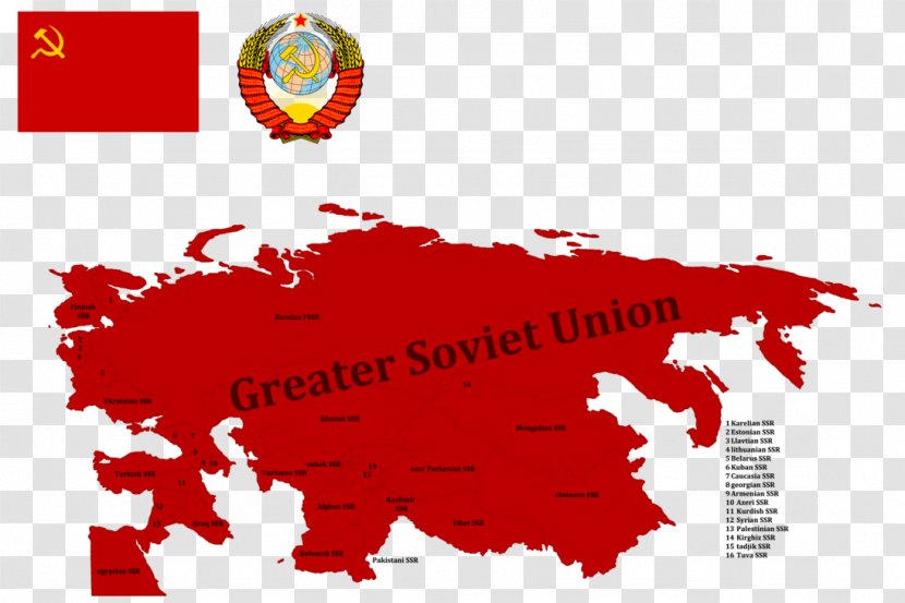 Russia Europe Iran United States World - Area - Soviet Union Transparent PNG