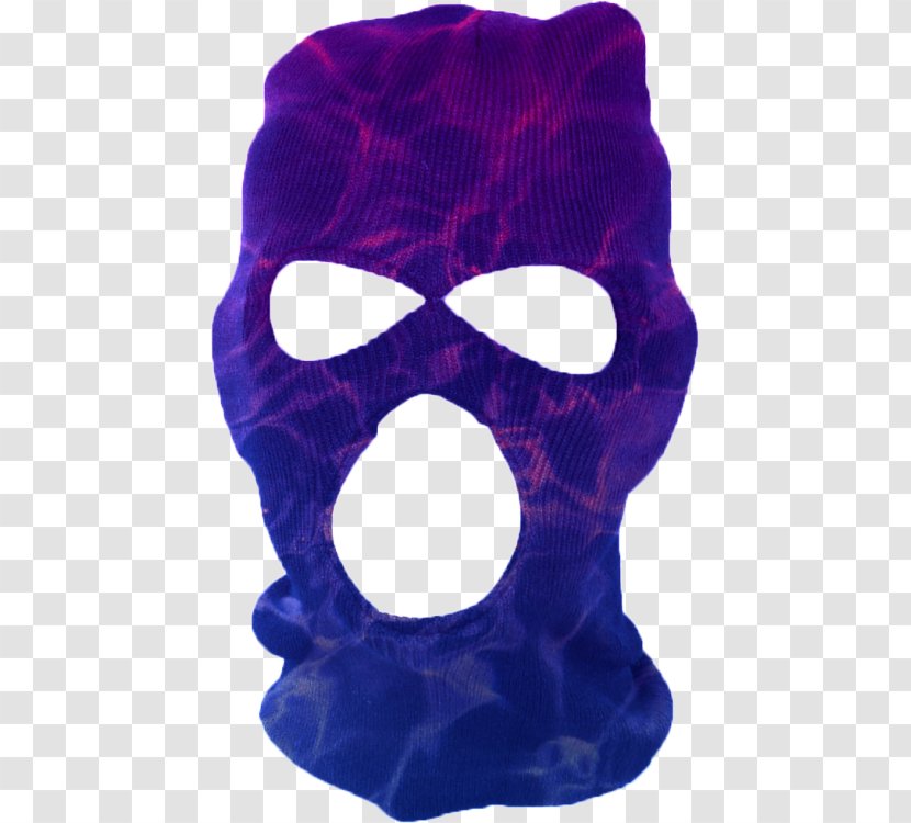 Balaclava Mask YouTube - Purple Transparent PNG