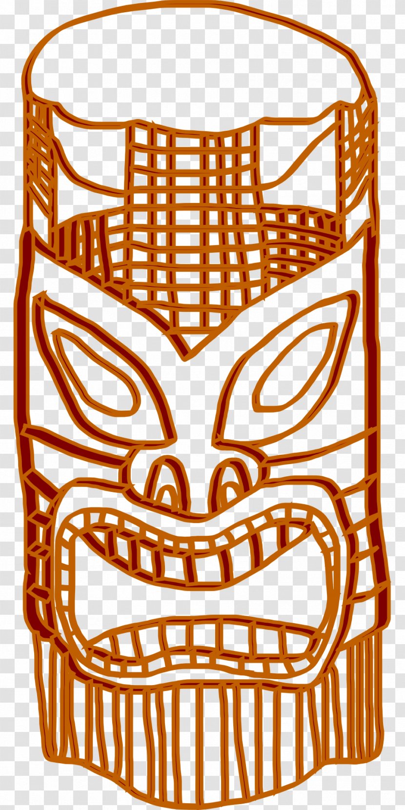 Tiki Clip Art - Drawing - Mask Transparent PNG