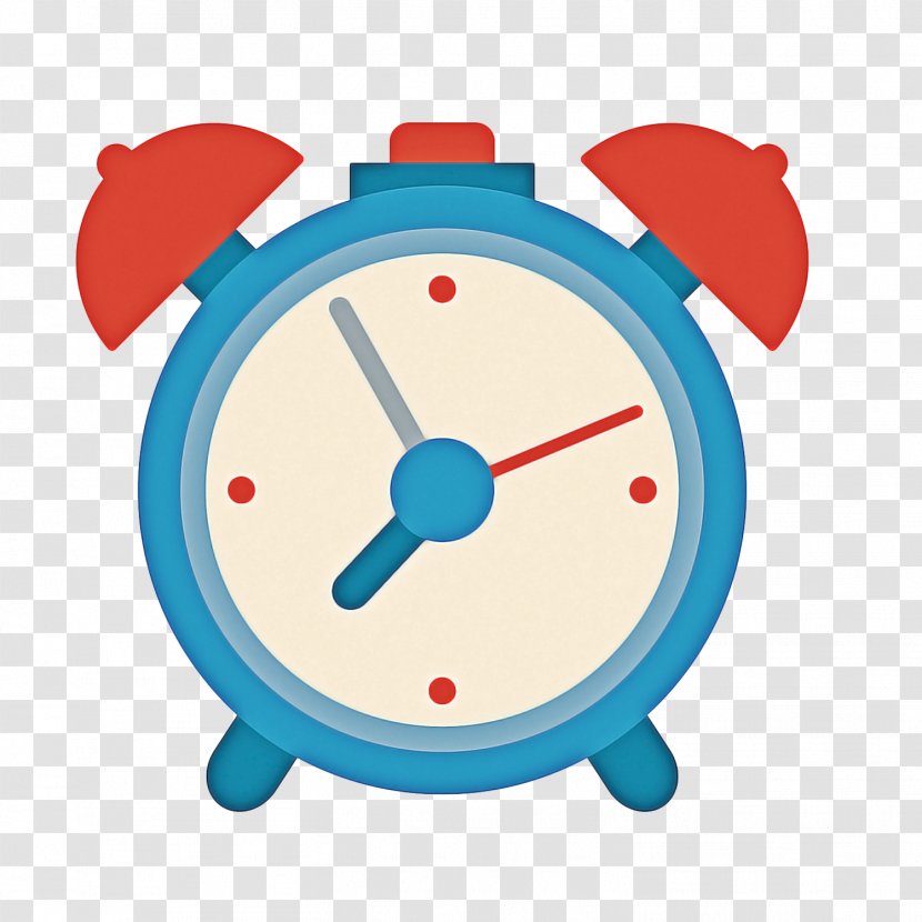 Blue Clip Art Turquoise Clock Circle - Watch - Alarm Transparent PNG