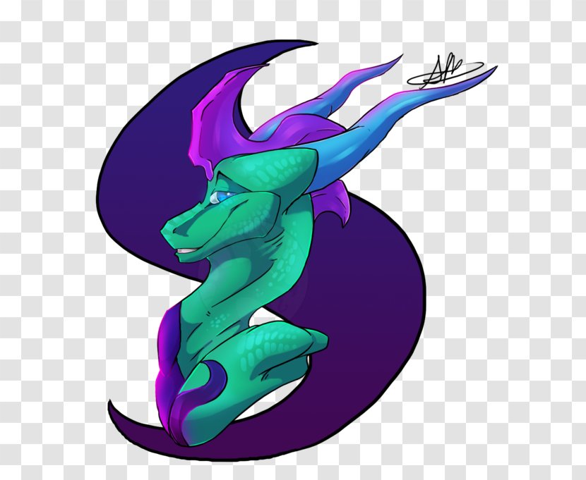 Spyro The Dragon Drawing Transparent PNG