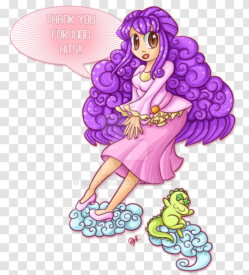 Clip Art Illustration Fairy Pink M Flower Transparent PNG