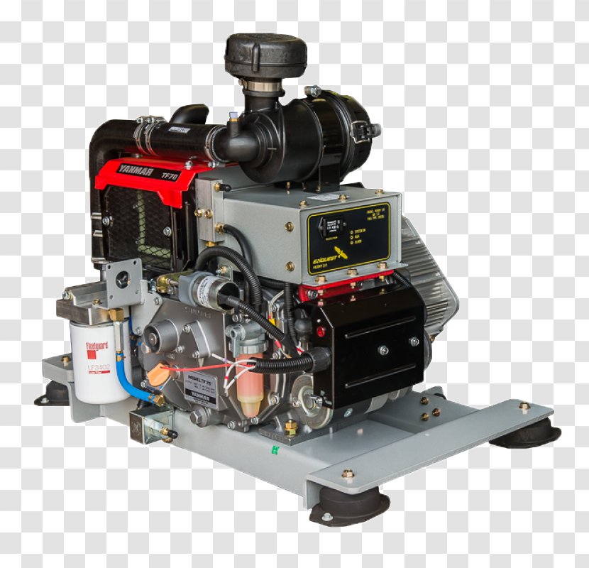 Engine Electric Generator Diesel Alternator Direct Current - Power Station Transparent PNG