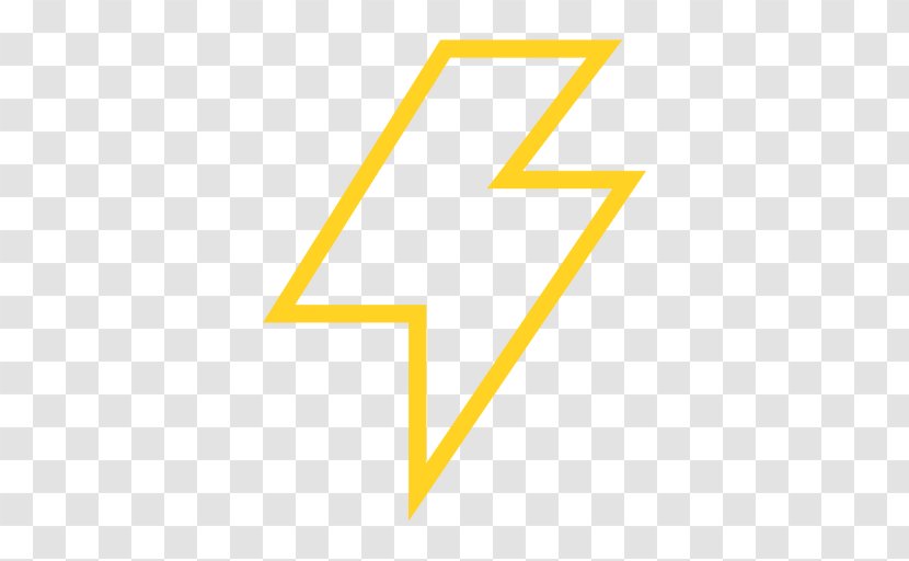 Triangle Symbol Area - Diagram - Lightning Transparent PNG