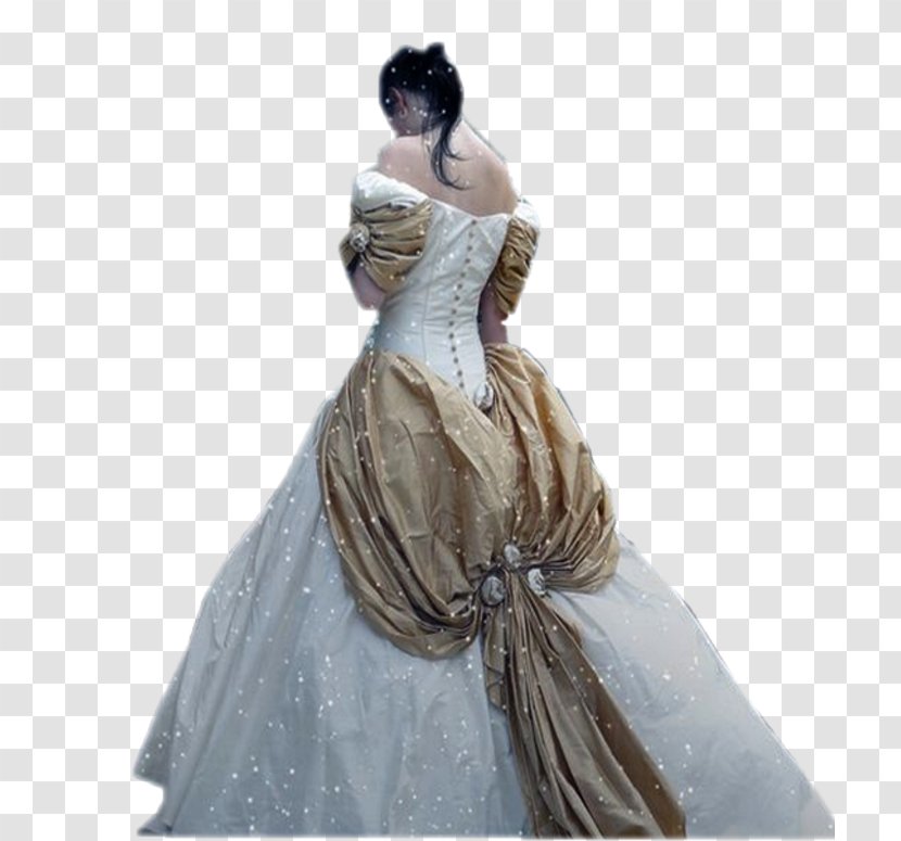 Wedding Dress Shoulder Party Gown - Fashion Design Transparent PNG