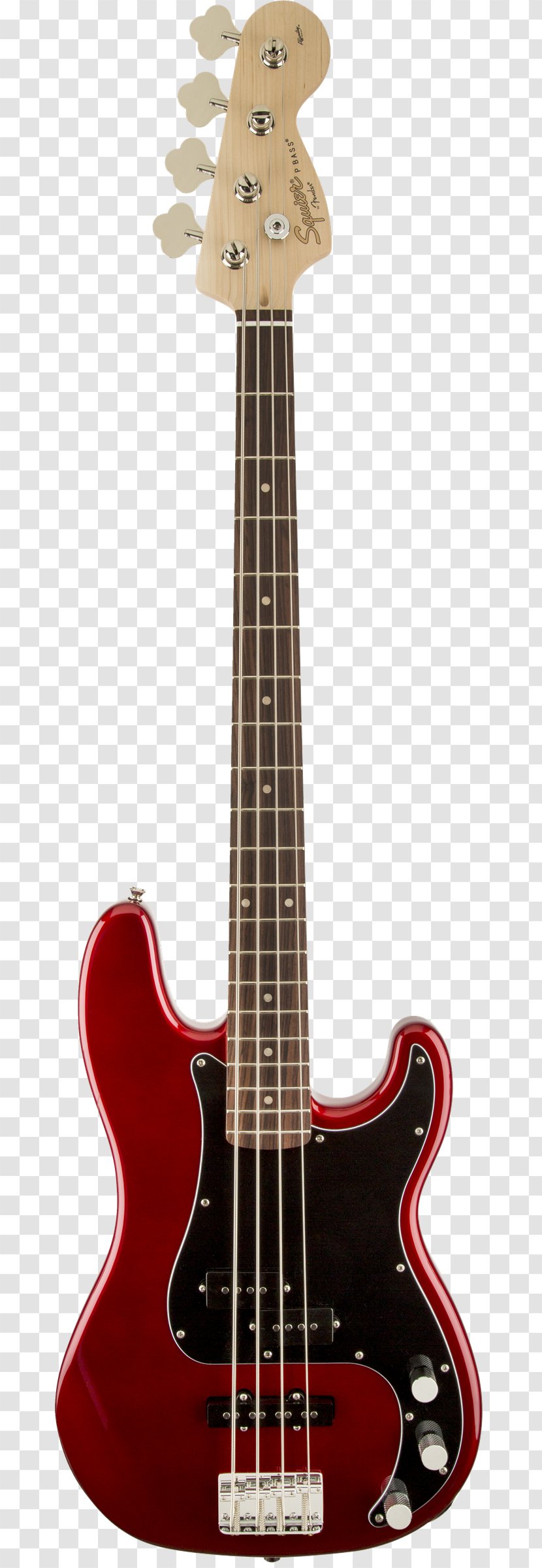 Fender Precision Bass Mustang Jaguar Squier Guitar - Watercolor Transparent PNG