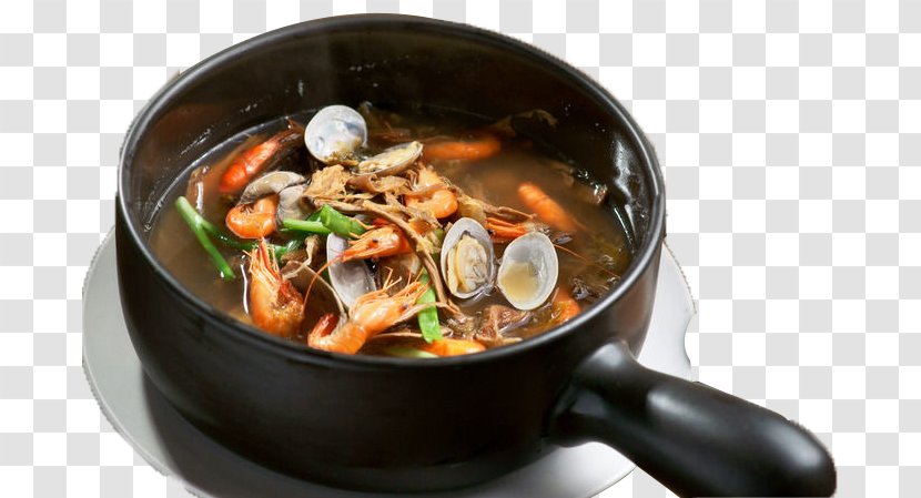 Clam Asian Cuisine Shrimp - Soup - Bamboo Shoots Clams Dish Transparent PNG