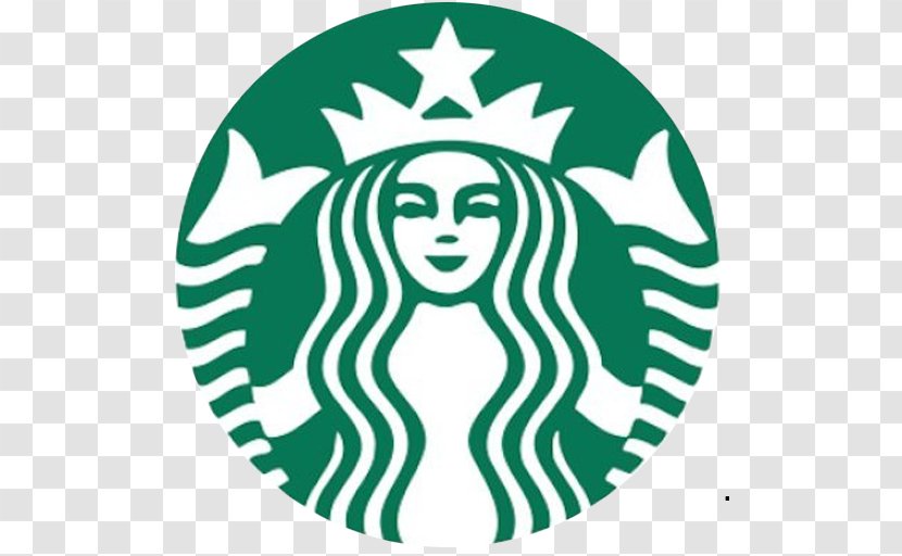 Starbucks Cafe Logo Tea Coffee - Black And White Transparent PNG
