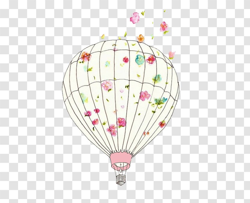 Hot Air Balloon Drawing Clip Art Transparent PNG