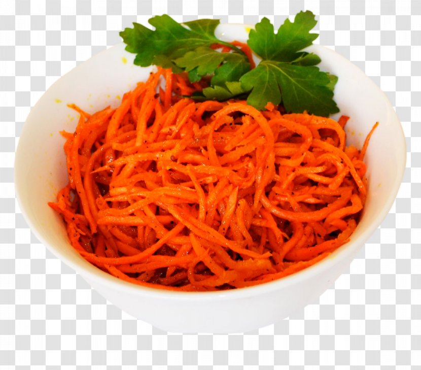 Spaghetti Alla Puttanesca Kafe Poznaya Budu Buuzy Korean Carrots Chinese Noodles - Fideo - Salad Transparent PNG