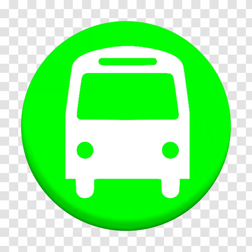 Bus Icon Transportation - Green - Technology Vehicle Transparent PNG