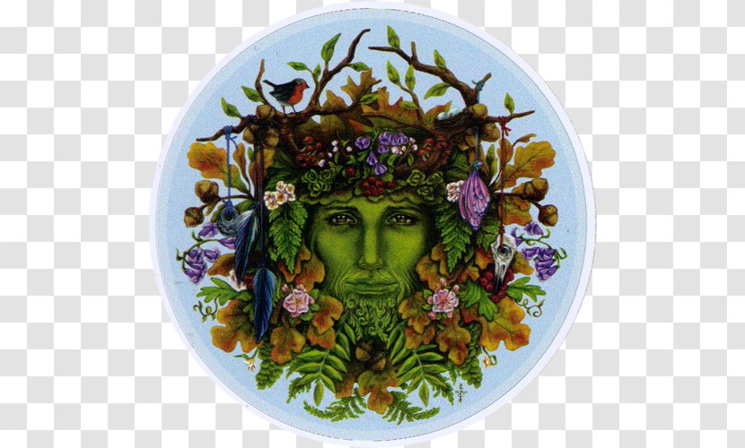Paganism Green Man Wicca Celts Horned God - Bumper Sticker Transparent PNG
