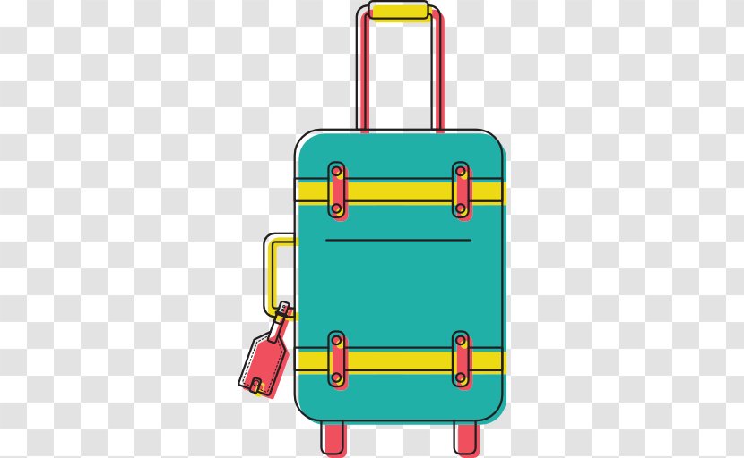 Travel Suitcase Baggage - Airline Ticket Transparent PNG