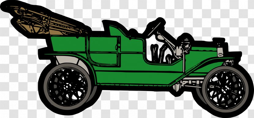 Ford Model T Car A Clip Art - Convertible Transparent PNG