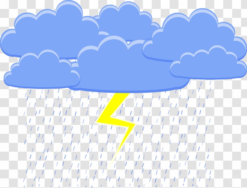 Vector Rain - Lightning Strike Transparent PNG