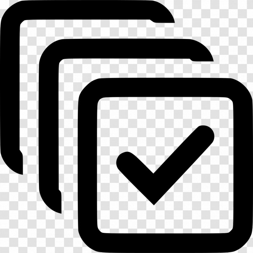 Checkbox Check Mark - Black And White - Checkboxes Transparent PNG