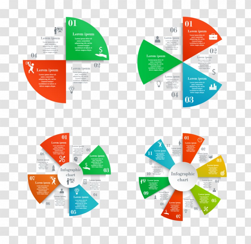 Infographic Circle Pie Chart - Brand - Vector Business Transparent PNG