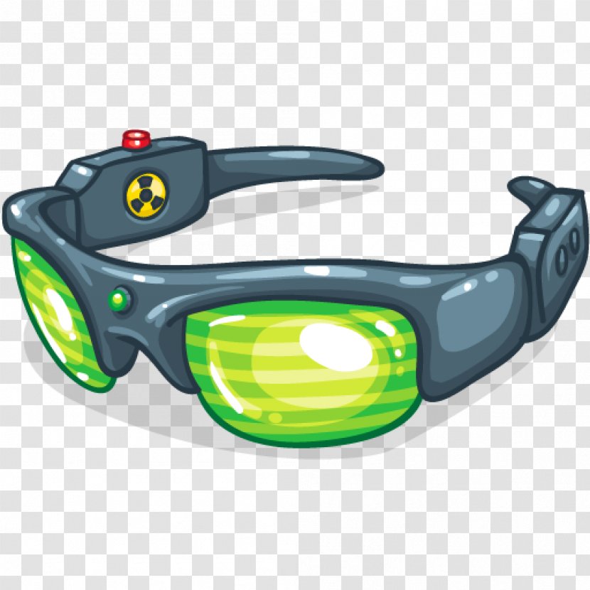 Goggles Sunglasses X-ray Specs - Yellow Transparent PNG