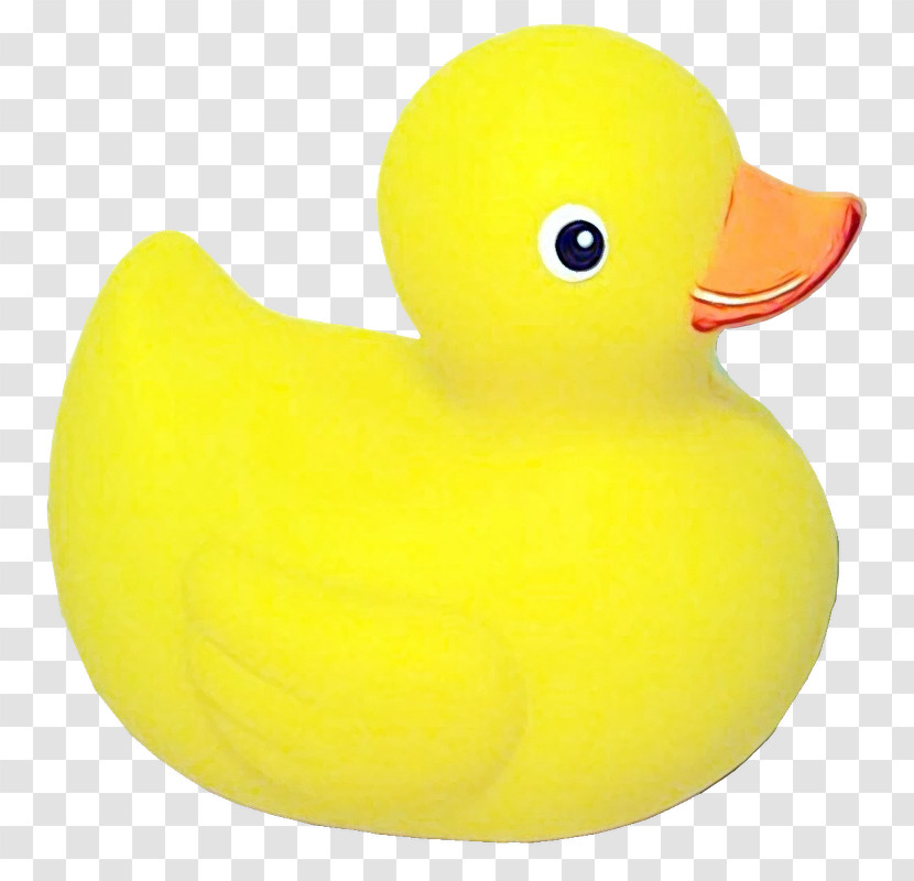 Rubber Ducky Bath Toy Duck Yellow Toy Transparent PNG